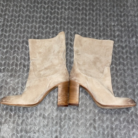 Free People Vero Cuoio Dakota Heel Boots.  Size 37.  Made in Italy. - Picture 2 of 13